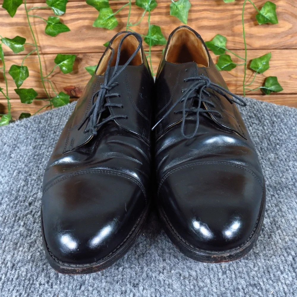 Bostonian Crown Windsor Men Casual‎ Dress Shoe Sz 10 Office Formal Black Leather